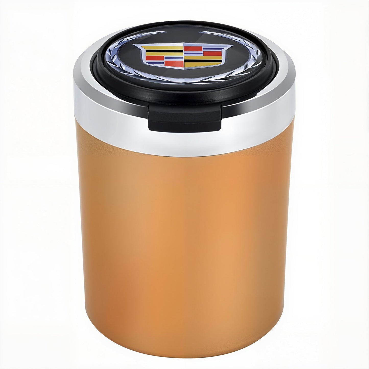 Σταχτοδοχείο αυτοκινήτου με LED από ανοξείδωτο ατσάλι Woyuosn χωρίς καπνό