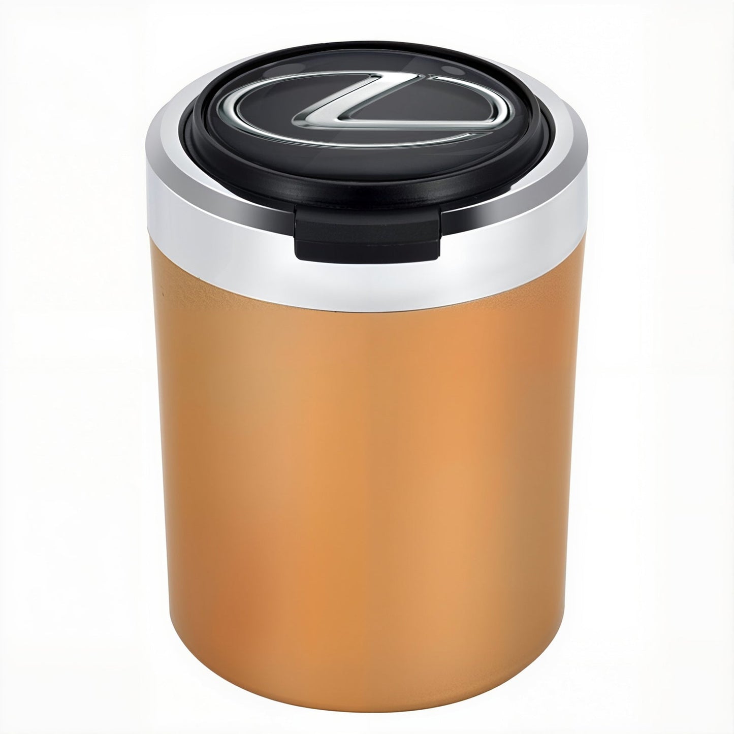 Σταχτοδοχείο αυτοκινήτου με LED από ανοξείδωτο ατσάλι Woyuosn χωρίς καπνό