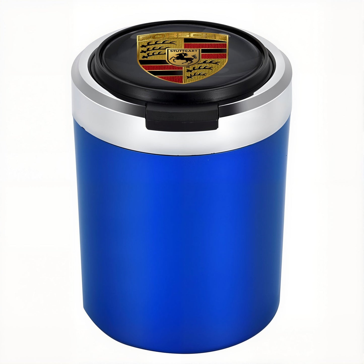 Σταχτοδοχείο αυτοκινήτου με LED από ανοξείδωτο ατσάλι Woyuosn χωρίς καπνό