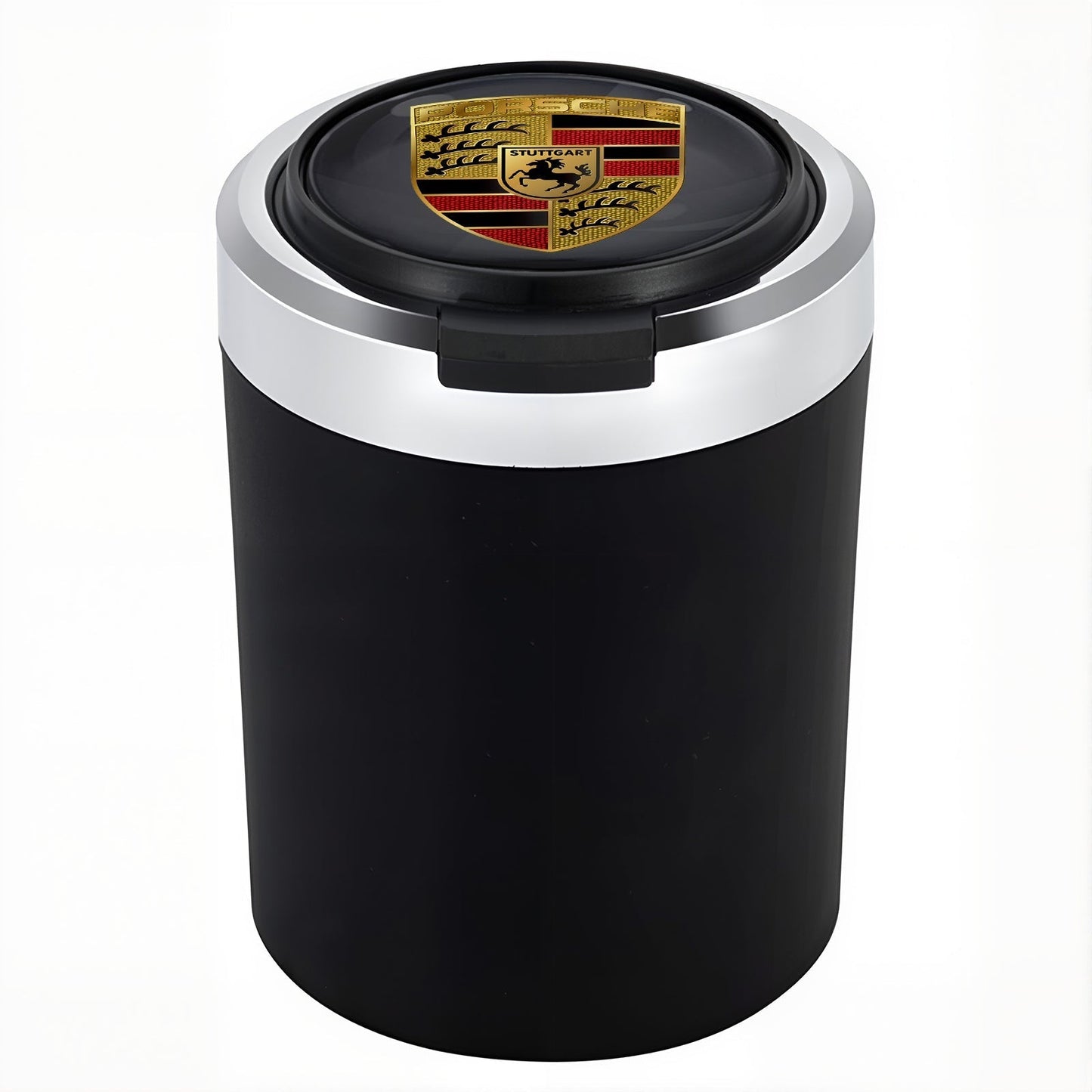 Σταχτοδοχείο αυτοκινήτου με LED από ανοξείδωτο ατσάλι Woyuosn χωρίς καπνό