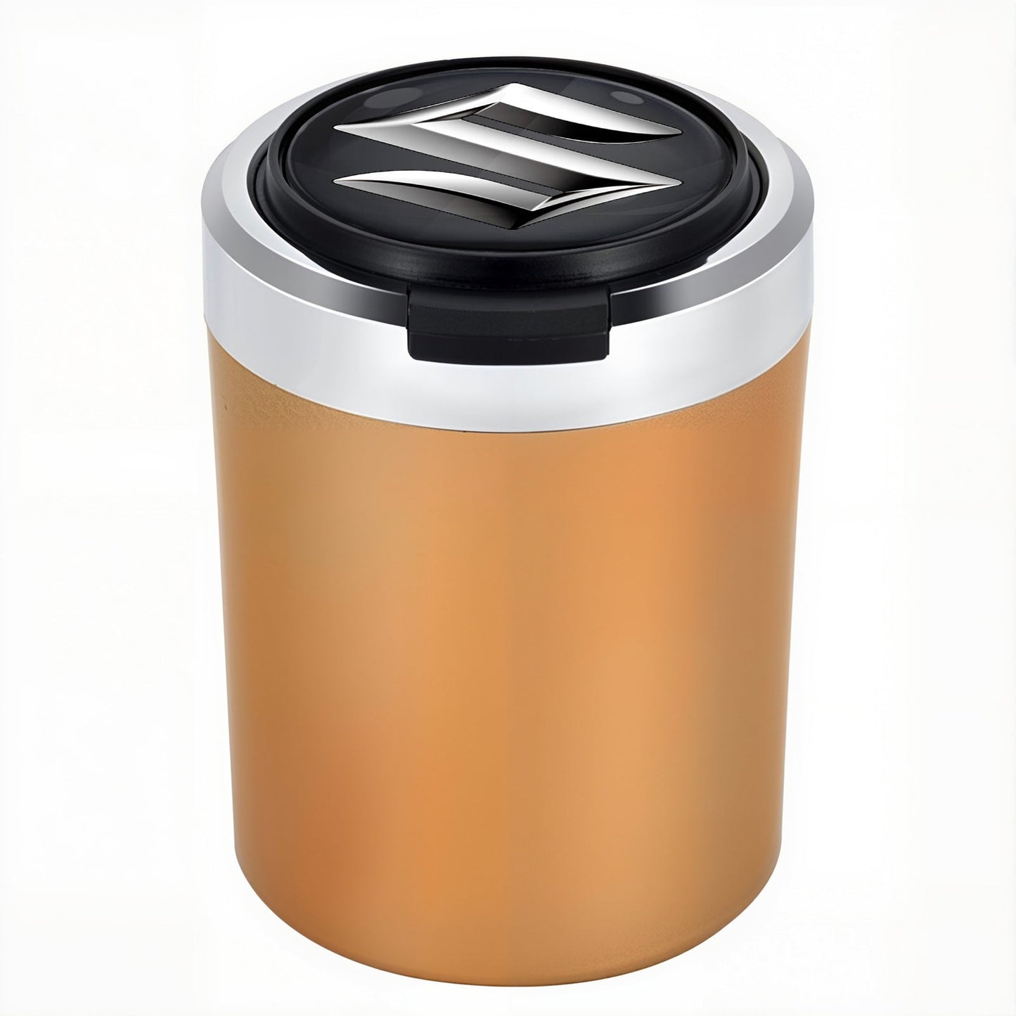 Σταχτοδοχείο αυτοκινήτου με LED από ανοξείδωτο ατσάλι Woyuosn χωρίς καπνό