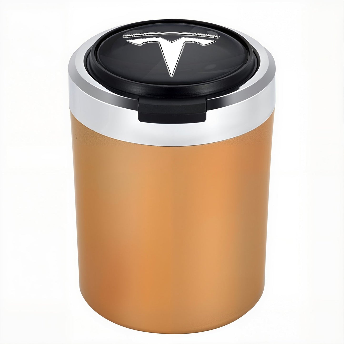 Σταχτοδοχείο αυτοκινήτου με LED από ανοξείδωτο ατσάλι Woyuosn χωρίς καπνό