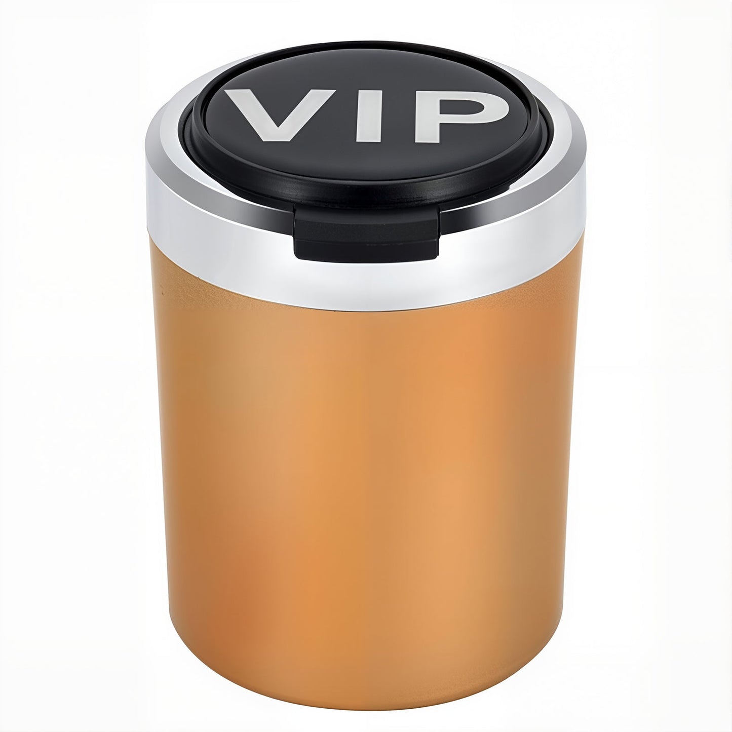 Σταχτοδοχείο αυτοκινήτου με LED από ανοξείδωτο ατσάλι Woyuosn χωρίς καπνό